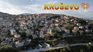 KRUSEVO panorama view city from above  Macedonia Drone Video Footage Крушево Македонија 🇲🇰 [upl. by Neroc]