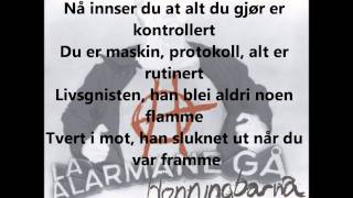 Honningbarna  Protokoll  Lyrics [upl. by Rajewski]