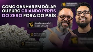 COMO GANHAR EM DÓLAREURO CRIANDO PERFIS DO ZERO FORA DO PAÍS [upl. by Ahsaf936]