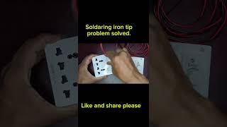 Soldaring iron tip problem solved diy [upl. by Sinnek]