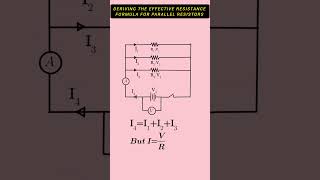 Effective Resistance Formula for Parallel Resistors  Quick Derivation Explained [upl. by Netsirhc]