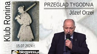 NA ŻYWO Przegląd Tygodnia Józefa Orła Klub Ronina [upl. by Kaspar]