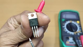 How to Test Triac BT136 BT134 using Digital Multimeter in Hindi  triac electronics [upl. by Allain]