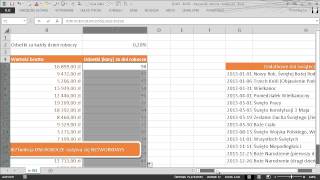 EXCEL  Odsetki tylko za dni robocze DNIROBOCZE NETWORKDAYS [upl. by Elad]