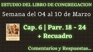 ESTUDIO DE LIBRO DE CONGREGACIÓN ✅ SEMANA DEL 04 AL 10 DE MARZO [upl. by Nylatsirk]