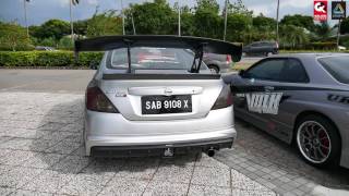 Nissan Almera Silver Black Edition with custom spoiler [upl. by Aleb]