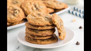 Chocolate Chip Cookies Recipe Toll House Style  Lifes Little Sweets [upl. by Preston469]