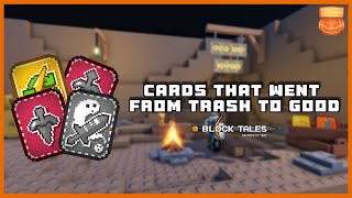 CARDS THAT WENT FROM TRASH TO GOOD Roblox Block Tales [upl. by Gustafson]