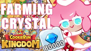 Cara Farming Crystal di COOKIE RUN KINGDOM  SEBULAN DAPET 80K CRYSTAL [upl. by Inaboy]