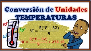 Conversión de Unidades de Temperatura  Celsius Fahrenheit y Kelvin unidaddetemperature [upl. by Etyak818]