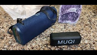 MUQI MQ14 amp MQ13 Bluetooth Speaker Unboxing amp Review 🎧💥Listen With High Quality Headphones [upl. by Hepzi]