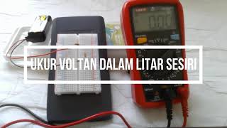 Cara ukur nilai arus dan voltan dalam litar sesiri dan selari [upl. by Hgierb]