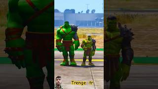 RANDOM HULK VS SHEHULK BATTLE GTA V shorts short [upl. by Lubet]