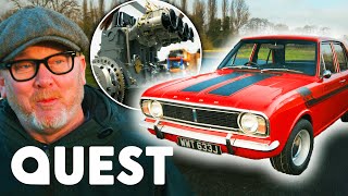 Upgrading Ford Cortina GT With A Custom Harris Performance Engine  Salvage Hunters Classic Cars [upl. by Nnyleitak]