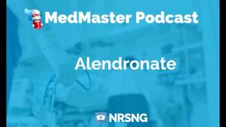 Alendronate Nursing Considerations Side Effects and Mechanism of Action Pharmacology for Nurses [upl. by Leak]