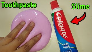 Colgate Toothpaste Slime ASMR l How to make slime with Colgate Toothpaste l Slime With Toothpaste [upl. by Riedel]