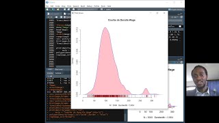 Estimation par Noyau de Densité Kernel Density Statistique Non ParamétriqueComment dans Rcaps46 [upl. by Ardekahs]