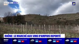 Rhône  le marché aux vins dAmpuis reporté [upl. by Faludi]