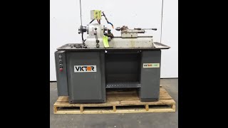 SKU 238445 Victor 616 11quot x 30quot Toolroom Lathe 6 Position Turret W Coolant 208220V 3Ph [upl. by Woo]