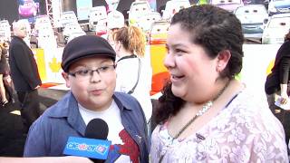 Rico Rodriguez amp Raini Rodriguez Cars 2 Movie Premiere Interview [upl. by Elleinad]