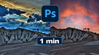 Himmel austauschen in Photoshop CC 2021 Neues Feature zum Hintergrund wechseln  Tutorial deutsch [upl. by Leod169]