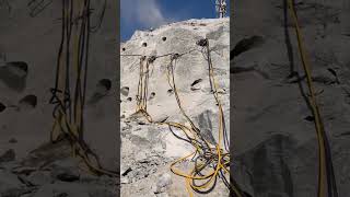 Best solution for breaking hard rock pistonrocksplitter [upl. by Mateusz]