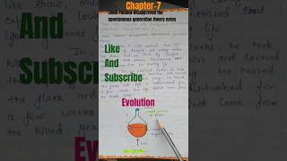 Louis Pasteur disapproved the spontaneous generation theory notesshorts biology evolution notes [upl. by Shirlene]