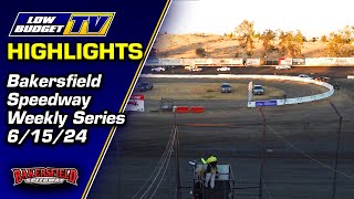 Highlights  Bakersfield Speedway Weekly Series  61524 [upl. by Ettezus]