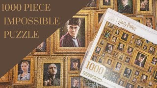 Impossible 1000 Piece Harry Potter Puzzle TimeLapse [upl. by Lazaro]