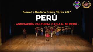 SANTIAGO DE CHOCORVOS  AC CIDAN MI PERÚ EN EL ENCUENTRO MUNDIAL DE FOLKLORE MI PERÚ 2024 [upl. by Amathiste883]