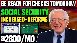 BE READY FOR CHECKS TOMORROW 2800MO BOOSTED CHECKS DEPOSIT CONFIRMED SOCIAL SECURITY INCREASE [upl. by Enerual]