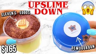 STRANGER THINGS SLIME REVIEW UPSLIMEDOWN 165 HONEST SLIME REVIEW demogorgon slime [upl. by Rehpotsirhcnhoj]