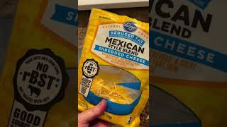 Left over taco meat recipe 🌮 tacos yum easyrecipes dinnerideas easydinner dinner [upl. by Anoi]