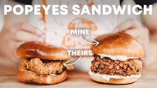 Popeyes Crispy Chicken Sandwich [upl. by Esina]