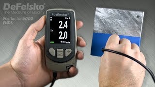 Duplex Coating Thickness Measurement—PosiTector 6000 FNDS [upl. by Nnaeirual244]