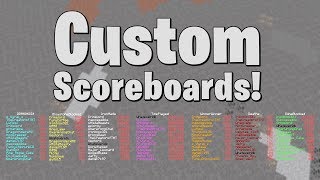 Minecraft Datapack for Custom Scoreboards [upl. by Haroldson]