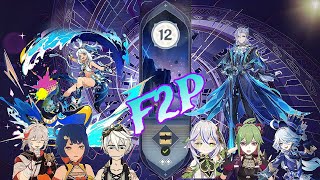 F2P Abyss 50  C0 Mualani Vape amp C0 Neuvillette Hyperbloom  Floor 12 Full ⭐️ [upl. by Danette420]