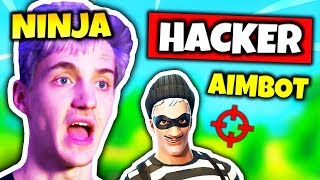 NINJA FINDS HACKER USING AIMBOT  Fortnite Daily Funny Moments Ep96 [upl. by Etteiram820]