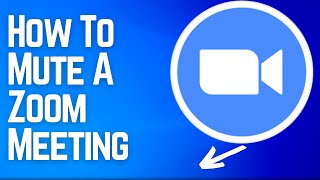 How To Mute A Zoom Meeting [upl. by Cathrin]