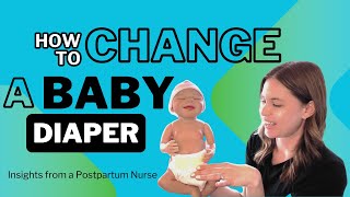 The Essential Diaper Change Demo  Tips from a Postpartum Nurse [upl. by Acnaiv]