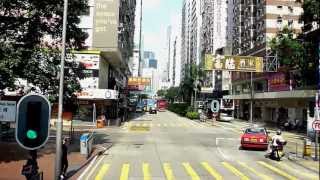 新巴路線23A勵德邨羅便臣道全程前面展望NWFB route 23A front view full trip [upl. by Nahsab]