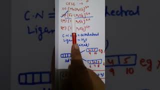 trick to find CFSEneet coordinationCFT shorts12chemistry [upl. by Grantham213]