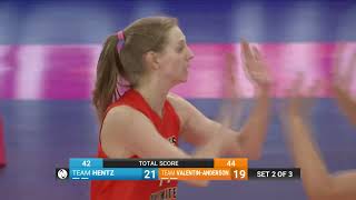 AU Pro Volleyball Game 1 Emily Thater Kill Natalia ValentinAnderson Assist [upl. by Eam]