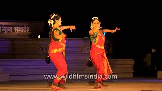 Anuradha Vikrant and her group perform Bharatnatyam Khajuraho Dance Festival 2018 [upl. by Romaine]