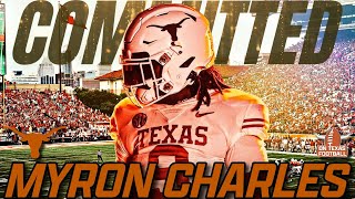 Myron Charles FLIPS to Texas  Defensive Line Class Increasing  Texas Longhorns  Recruiting [upl. by Ydassac187]