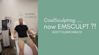 Male Client Journey  EMSCULPT after COOLSCULPTING at Quinn Clinics Bristol [upl. by Atilem142]