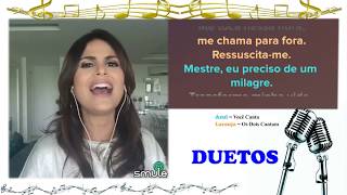 Karaokê quot Ressuscita me quot Cante com a Aline Barros [upl. by Odnanref627]