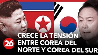 Aumenta la tensión entre Corea del Norte y Corea del Sur [upl. by Eiralih]