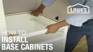 How to Install Base Cabinets [upl. by Leboff]