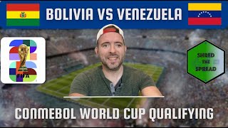 Bolivia vs Venezuela Prediction  CONMEBOL World Cup Qualifying Matchday 7 [upl. by Edita539]